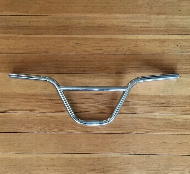 VINTAGE BMX CHROME Handlebars JR RACING BARS 27" X 6” Mid Old School